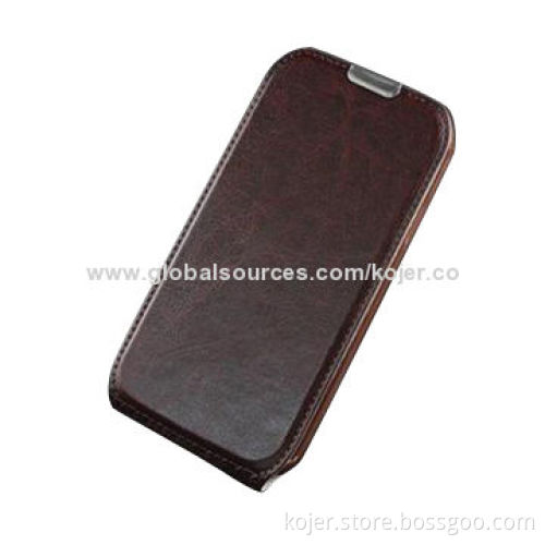 PU Leather Mobile Phone Case for Samsung S5, OEM/ODM Orders Welcomed